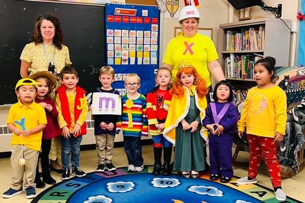Dressing up as our Letter Land friends brings the fun to phonics!